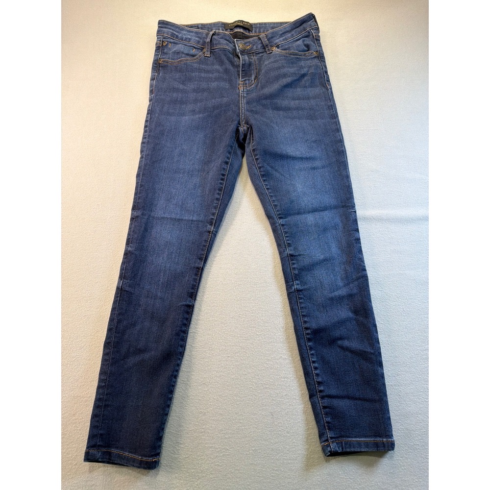 Celebrity Gold Jeans Women's 8P Petite Dark Wash Stretch Denim Skinny Blue